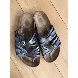 Birkenstock Salina Buckle Strap Sandals Slides Size 40 Black EU‎ Germany